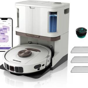 Shark PowerDetect 2-in-1 Saug- & Wischroboter RV2800ZEEUWH – 60 Tage Selbstentleerung, LiDAR-Navigation